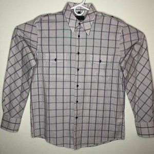 Ben Sherman Pink/Green Plaid Long Sleeve Sz L